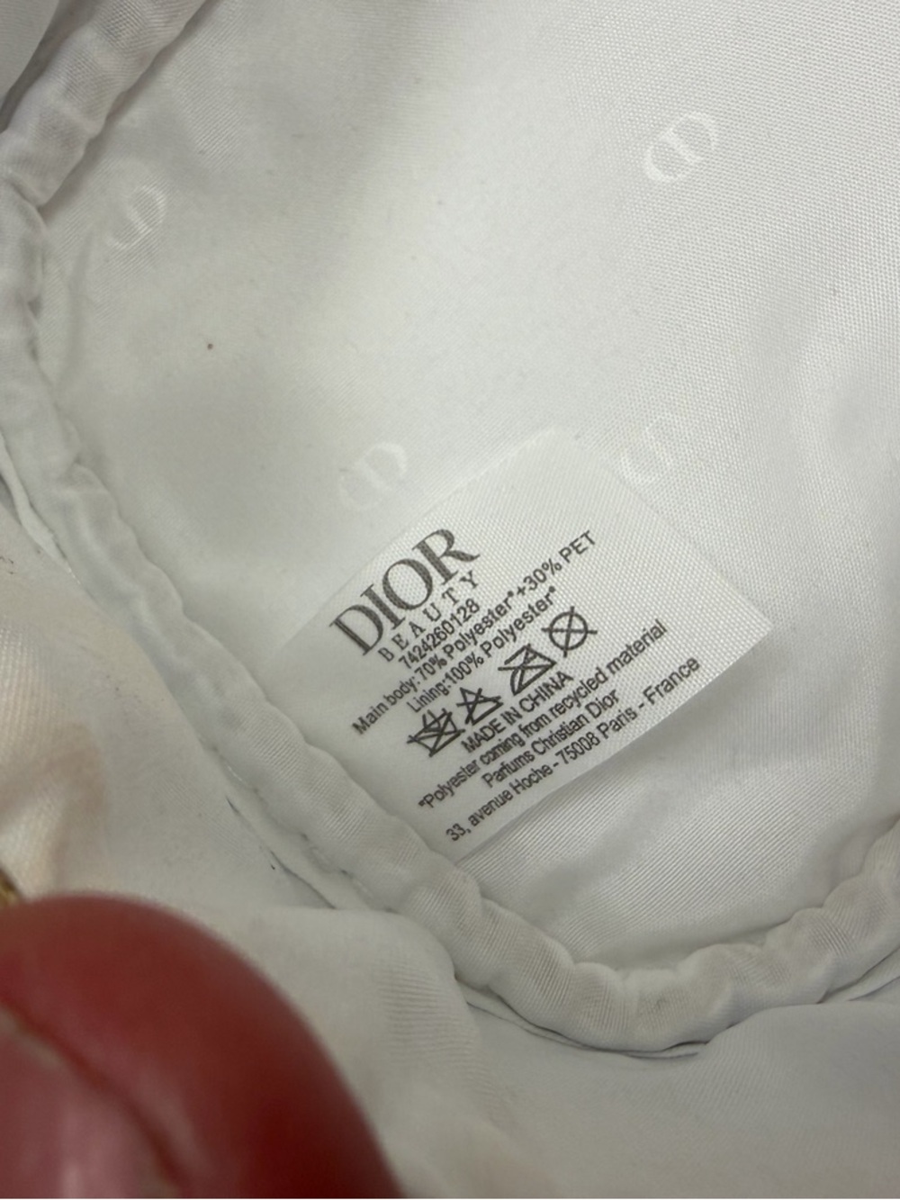 Christian Dior Gold Glitter Mini Top-Handle Bag - Picture 7 of 7